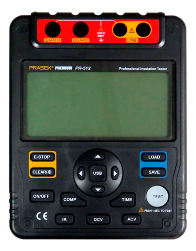 Megómetro Digital Prasek Pr-512 2500v (certificado Incluido)