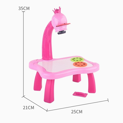 Niños Proyector Pintura Aprendizaje Dibujo Mesa De Música