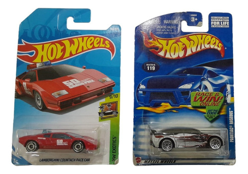 Hot Wheels X2 Pontiac Rageous Y Lamborghini Countach Es Ya!