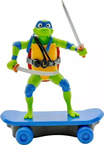 Tortugas Ninja Skate Pullback C/figura Leonardo 71055 Srj