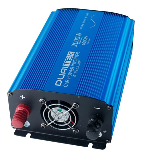 Inversor 12v A 220v Alterna 2000w Bateria De Auto Onda Pura
