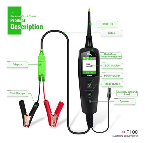 Probador De Circuitos Eléctricos Automotrices Carr