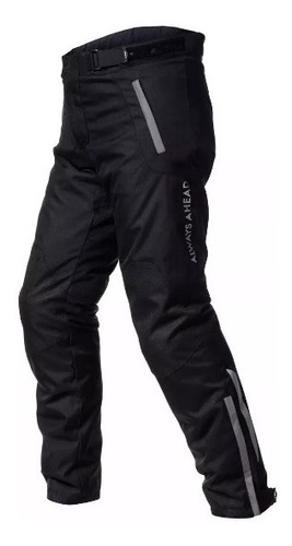 Pantalon Moto Cordura Hombre Ls2 Chart Negro Protecciones