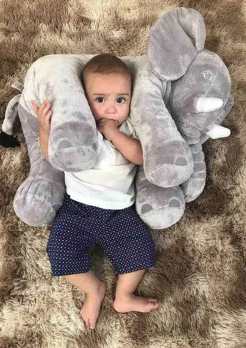 Imagen 2 de 7 de Peluche Elefante Gris
