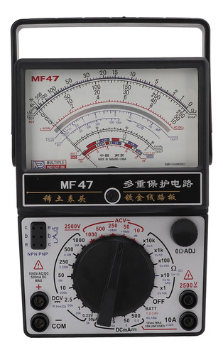 Voltímetro Analógico Mf47 Tipo Puntero Magnético Interno