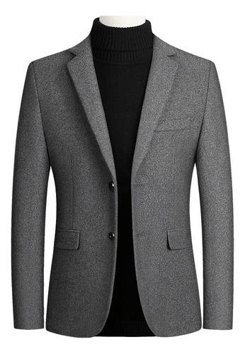 Oferta Especial Saco Blazer Elegante Cuello Mao Slim Fit