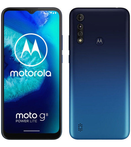 Motorola Moto G8 Power Lite 64gb Azu-navy Excelente (Recondicionado)