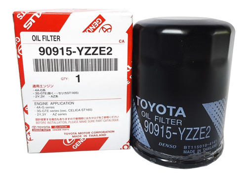 Filtro Aceite Motor Corolla New Sensation 03-08  90915-yzze2