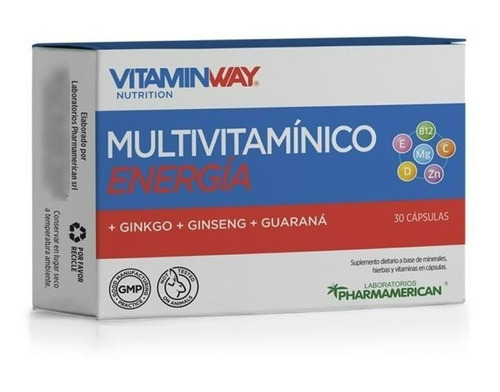 Multivitaminico Energía Y Vitalidad X30 Caps Vitamin Way