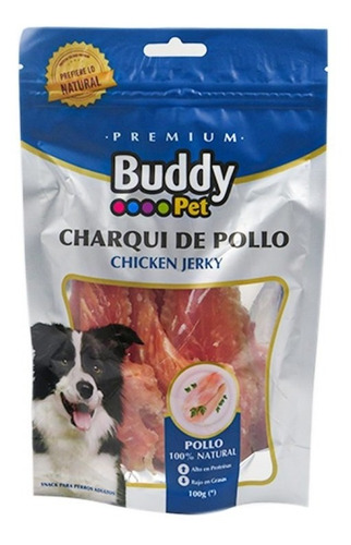 Snack Perro Golosinas Crocante Charqui Pollo Para Mascotas