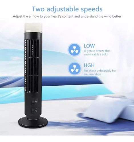 Ar Condicionado Portátil Silent Tower Column Fan Tower E