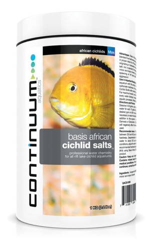Basis African Cichlid Salts 500gr Acondicionador Peces 