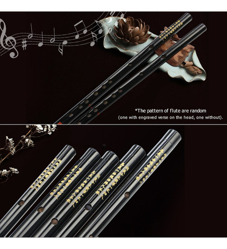 G Key Dizi Flauta De BambĂș Musical Tradicional Chino