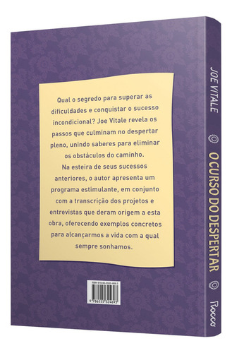 Livro O Curso Do Despertar de Joe Vitale edição 1 , O Segredo Para Resolver Todos Os Problemas, Capa Mole 2024 Em Português Editora Rocco