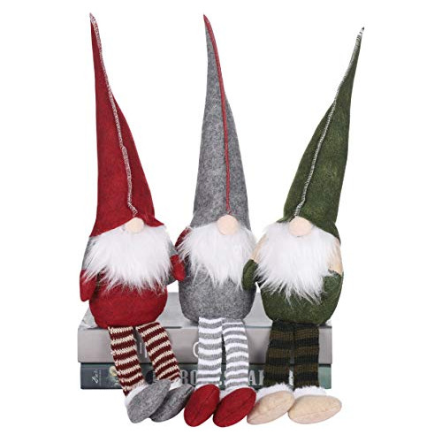 3 Piezas Duende Navideño De Peluche, Tomte Sueco Hecho...