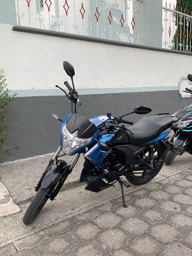 125 Z Color Negro Con Azul