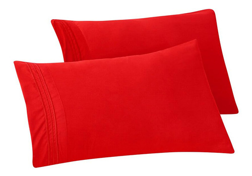 Fundas De Almohada Microfibra Alta Calidad 2 Piezas