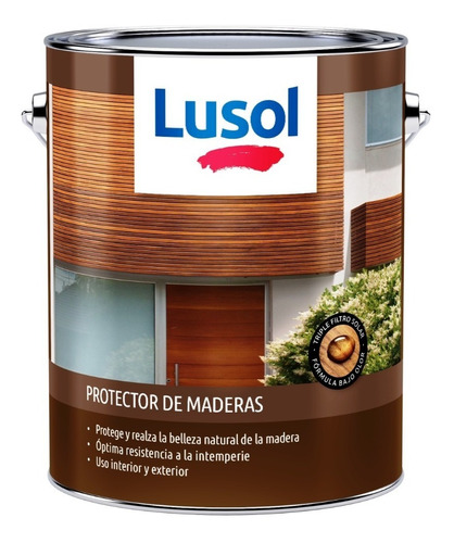 Lusol Protector De Madera  4lts + 1lt Aguarras