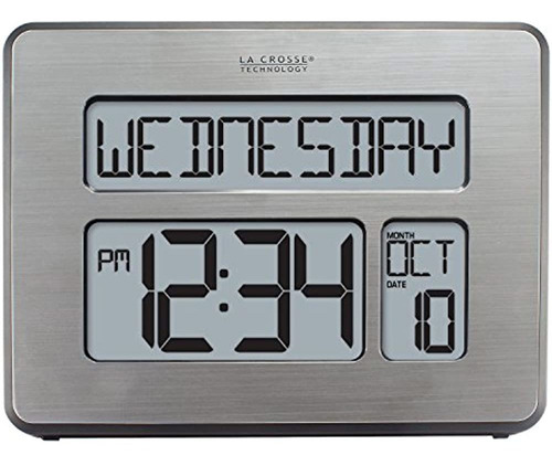 La Crosse Technology C86279 Atomic Full Calendar Clock Con D