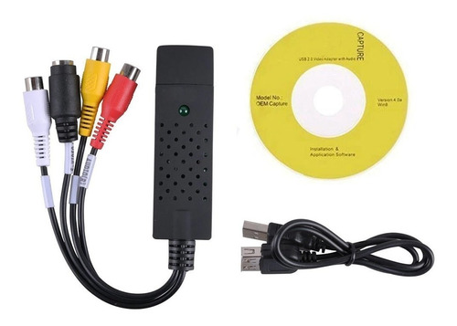Imagen 9 de 10 de Capturadora Video Y Audio Easy Cap Usb Laptop Handycam Rca