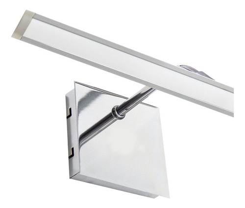 Imagen 3 de 10 de Aplique Pared Móvil Cuadra Interior Baños 20w Luz Led 50cm