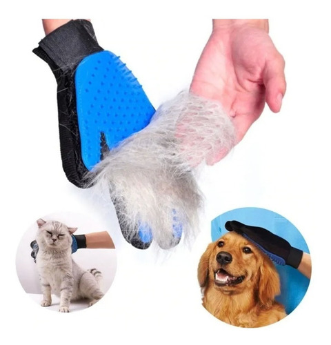 Removedor De Pelo Mascotas Guante + Cepillo Quita Pelusa