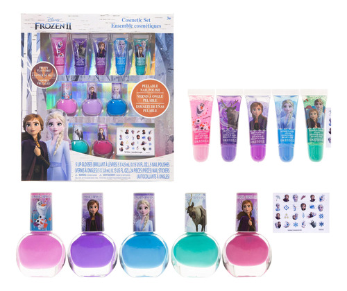 Esmaltes Niñas Princesas Disney Set Belleza Kit Original