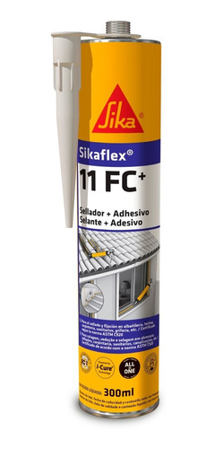 Imagen 1 de 9 de Sikaflex 11 Fc+ Adhesivo Y Sellador Elástico Gris 300ml