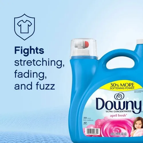 Downy Suavizante y Acondicionador De Ropa Ultra Concentrado, Aroma April Fresh, 5 litros Rinde 251 lavadas