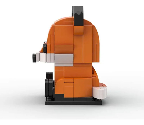 Fox Square Head - Fox-themed Creative Animal Building Blocks
