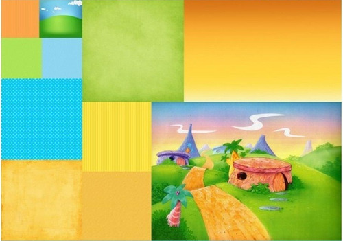 Kit Imprimible Candy Bar Los Picapiedras Fiesta 3x1
