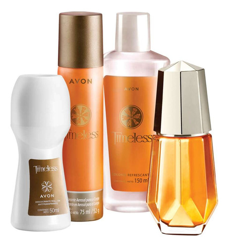 Regalo! Perfume De Mujer Timeless Edt Set X4 - Avon