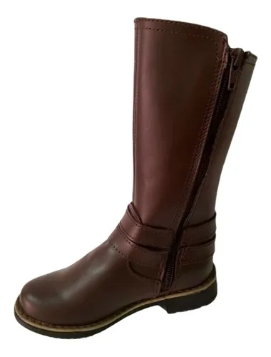Botas cafes para niña hot sale