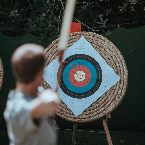 Aprende A Disparar Juego De Arco Y Flecha Para Niños Al Aire