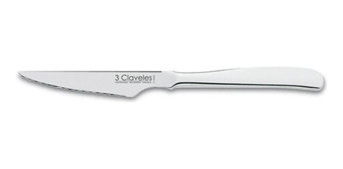 Cuchillo Chuletero Ac.inox. Dentado 4.5'' Ref1515 3 Claveles