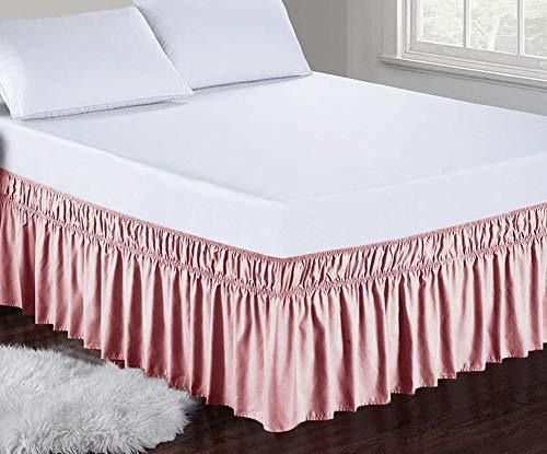 Obytex Wrap Around Bed Skirts Fashional Elastic Dust Ruf