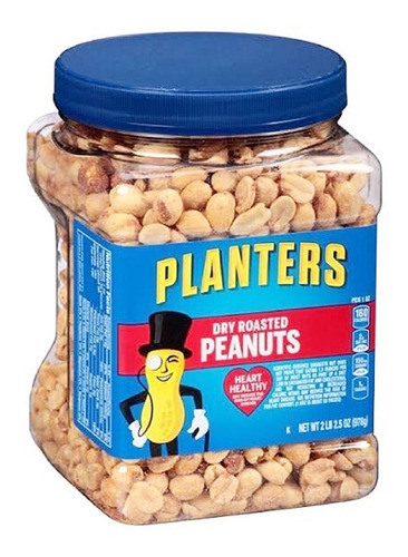 Planters Dry Roasted Peanuts Healthy 978g