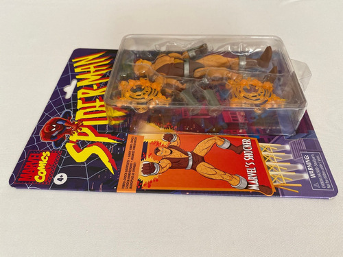 Shocker Spiderman Retro Marvel Legends Animated Series 6pulg (Usado)