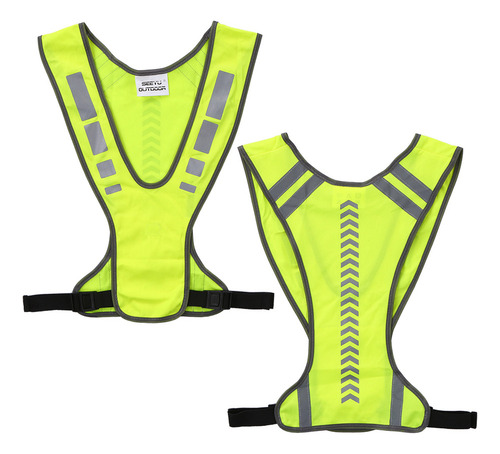Chaleco Reflectante De Alta Visibilidad For Correr Y Andar
