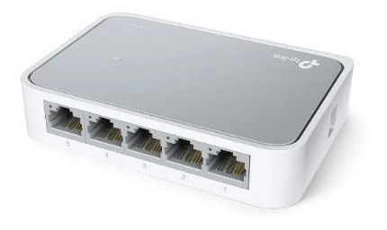 Imagen 2 de 3 de Switch 5 Puertos 10 100 Mbps Tplink Tl-sf1005d Desktop