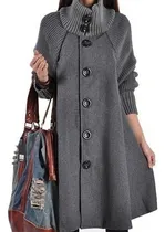 Comprar J Abrigo De Lana Suelta Capa De Gabardina De Lana
