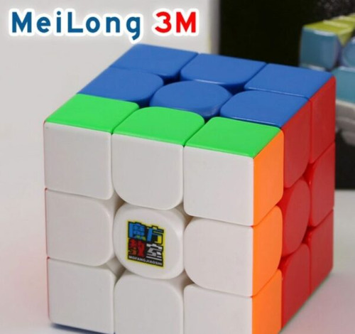 Cubo Rubik 3x3 Magnetico Moyu Meilong M 3×3 Stickerless