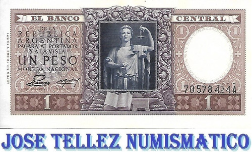 Bottero 1910 $ 1 Moneda Nacional Serie A Ex+  Palermo