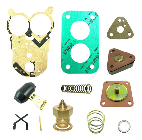 Kit Reparo Juntas Carburador H34seie Solex Opala 4cc 6cc