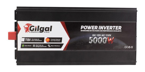 Inversor Gilgal 5000w 12v 110v - Onda Modificada