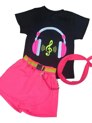 Estilo Fada Conjunto Infantil Dia Das Crianças Com Óculus Blogueirinha