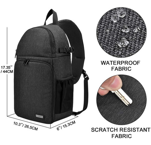 Imagen 7 de 9 de Mochila Para Camara Reflex Nikon Canon Sony Tripode Lente