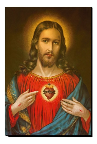 Cuadro Decorativo Corazón De Jesús