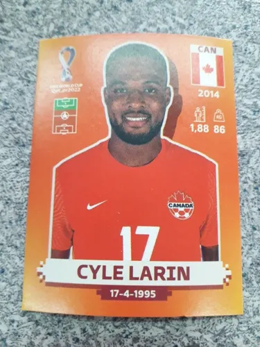 Figurita Mundial Fifa Qatar Cyle Larin Canadá
