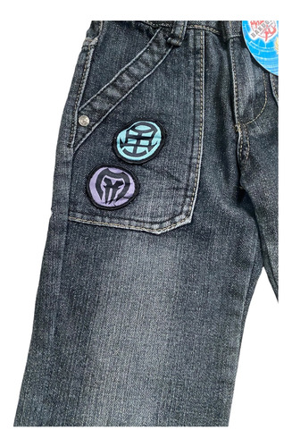 Jeans Niño Bakugan / Estampado / Bordado